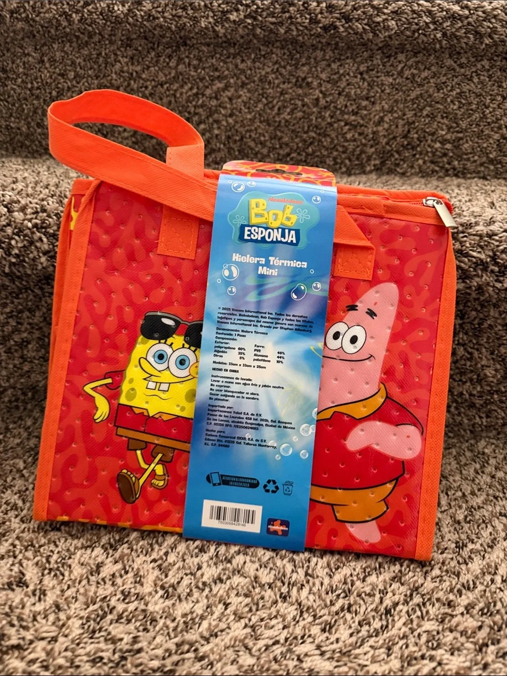 Exclusive OXXO SpongeBob Mini Cooler Bag Limited Edition NEW - Picture 2 of 2